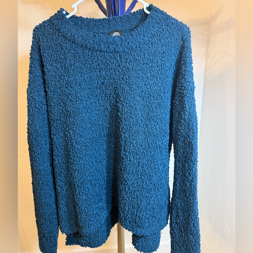 Bobeau Deep Blue Knit Sweater